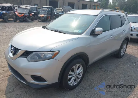 2014 Nissan Rogue Sv из США, поврежденный, VIN 5N1AT2MV5EC828608